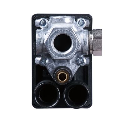FUBAG Переключатель давления PS-002 (однофазный, 12бар, 1x3/8 дюйма, 3x1/4 дюйма, внутренняя резьба)