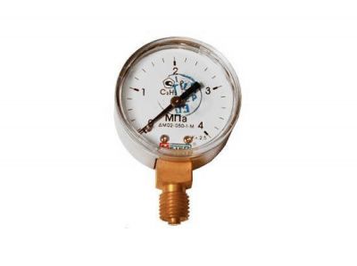 Манометр МП-50 Ацетилен, (0-4,0 МПа, кл.2,5, М12Х1,5) С2Н2