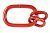 Звено овальное с дополнительными звеньями и плоским профилем TOR 26,5 t (г/п 26,5 т)