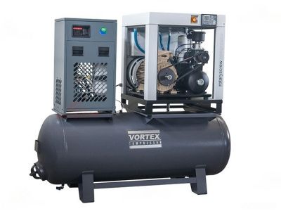 Винтовой компрессор на ресивере с осушителем MCVD 15 кВт/15 бар/500 л